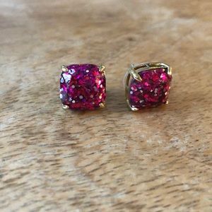 Glittery Kate Spade earrings